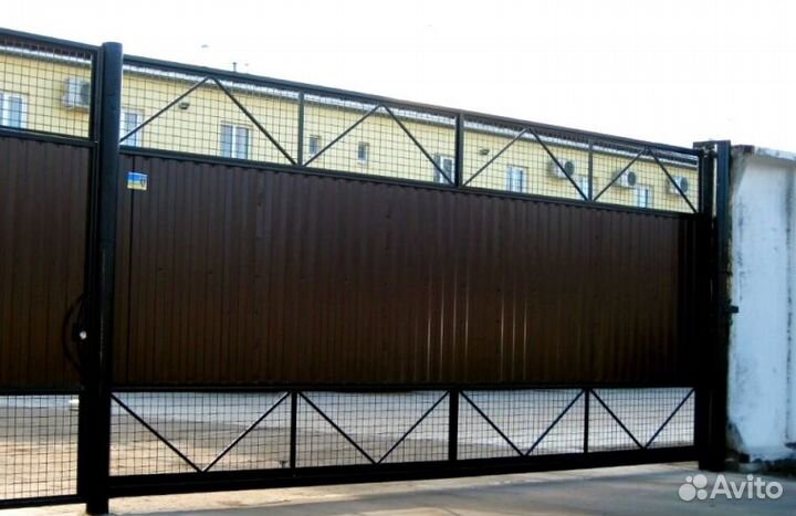 Откатные ворота заказать профессионально