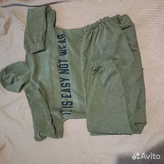 Костюм двойка женский 48 размер, ткань Вельвет