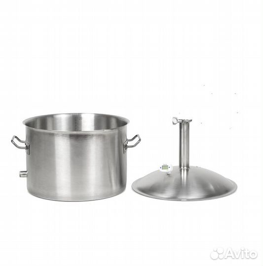 Перегонный куб кастрюля 20-37 литров нержавейка