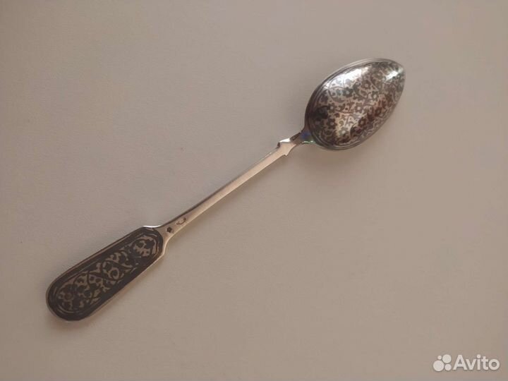 Серебряная чайная ложка СССР