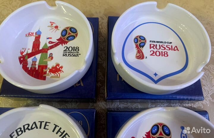 Коллекция пепельниц (4 штуки). Чм Fifa 2018