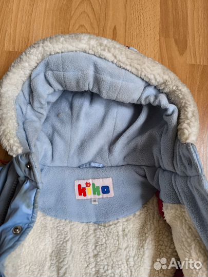 Зимний комбинезон для мальчика 86