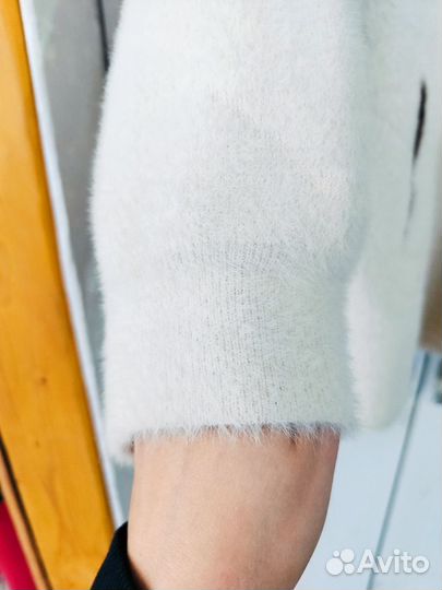 Кардиган пушистый ангора Оверсайз