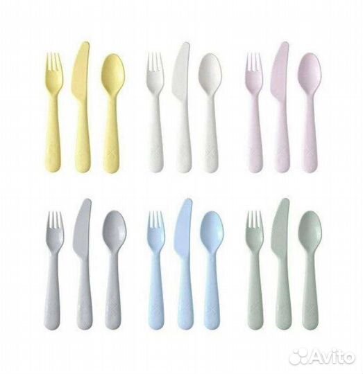 Икеа. Новые наборы детской посуды. Калас