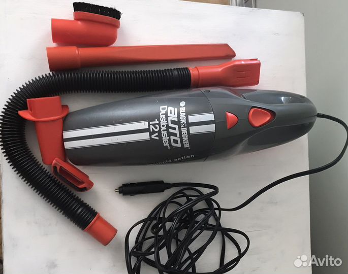 Автомобильный пылесос black decker