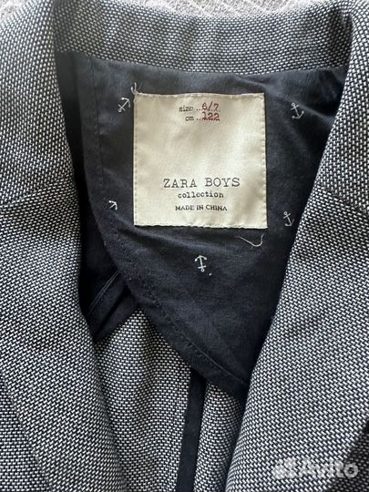 Пиджаки Zara для мальчика 122-128