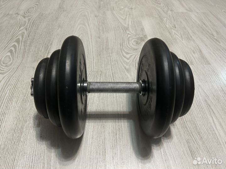 Гантеля разборныя 20 кг бу