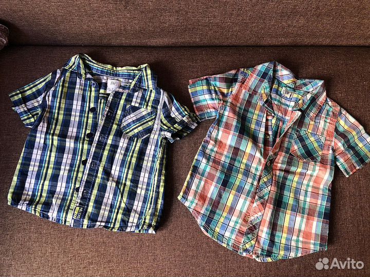 Летняя Рубашка на мальчика 86- 92рост