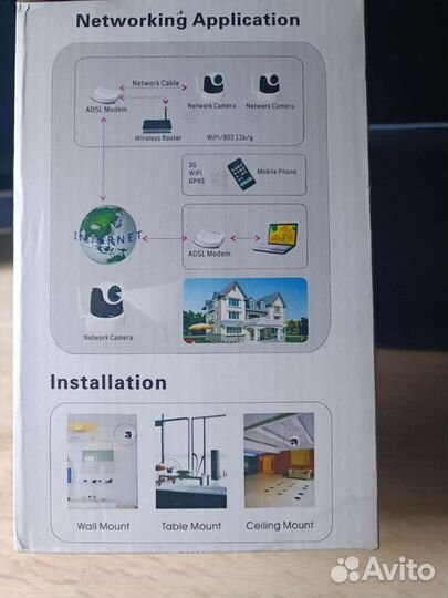 Wifi камера поворотная с записью на SD карту