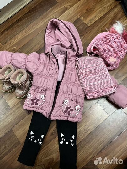 3 пакета вещей на девочку 1.5-3 года