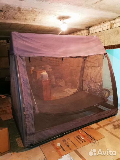 Садовые качели гамак 