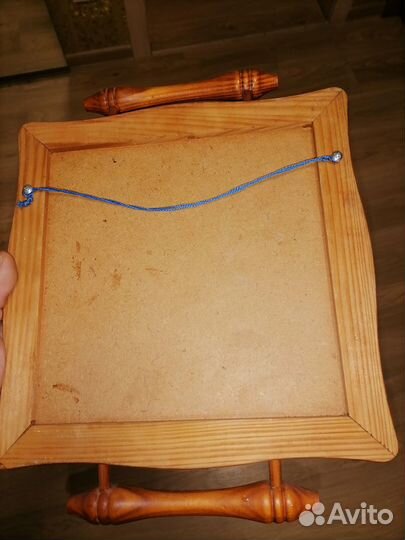 Декоративная тарелка Costa Brava в деревянной раме