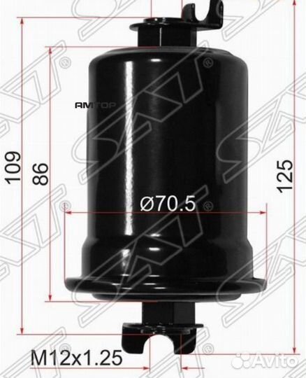 SAT ST-23300-79446 Фильтр топливный toyota land cr