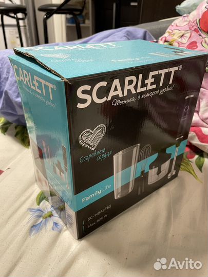 Блендер scarlett новый