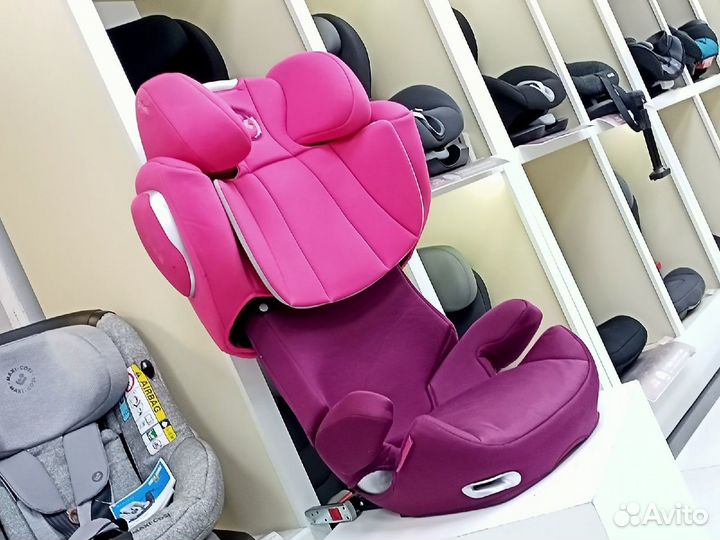 Автокресло 3-12лет Cybex solution Z i-fix Pink
