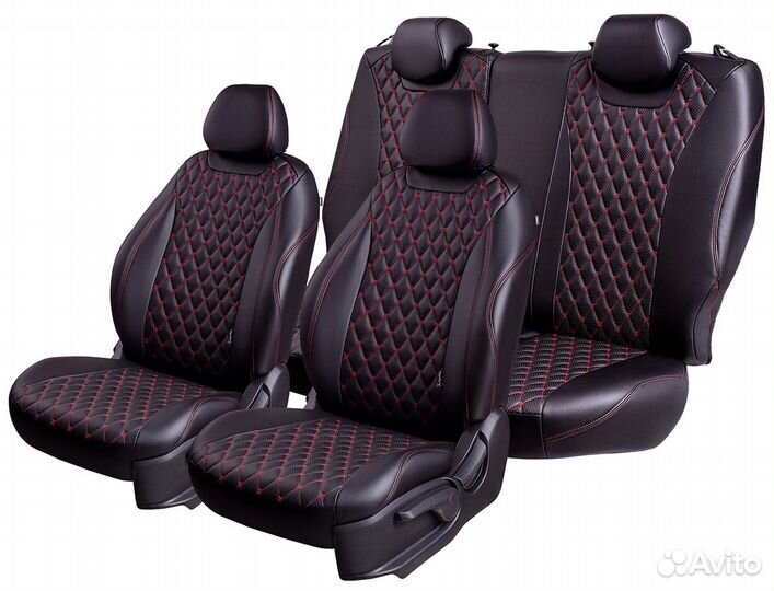 Модельные Премиум Чехлы для Toyota Avensis Т250