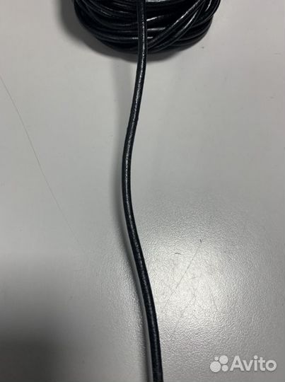 Кожанный пресованный шнурок