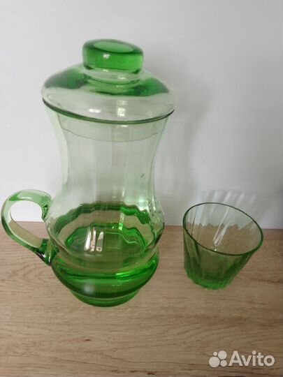 Кувшин графин и стаканчик СССР