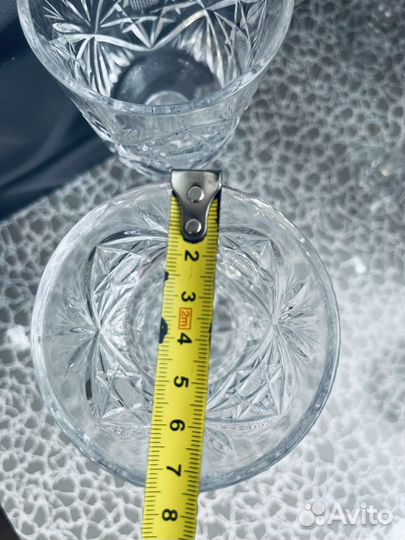 Хрустальные кубки фужеры СССР, редкий винтаж