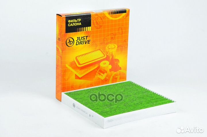 Фильтр салона угольный антибактериальный jdac00