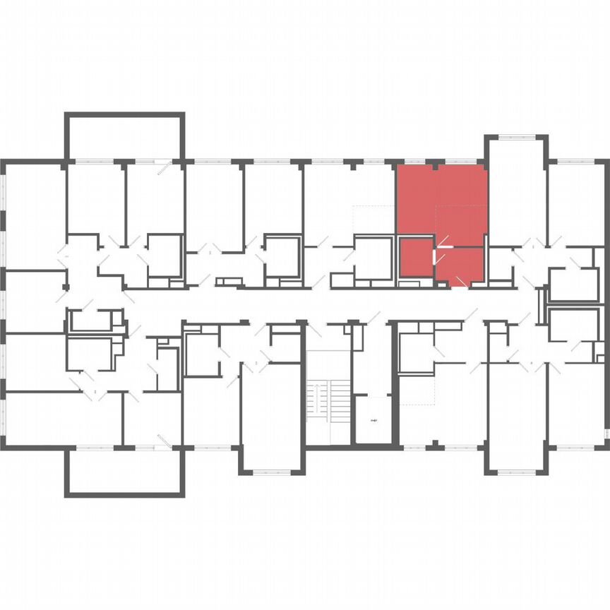 Квартира-студия, 28,5 м², 2/4 эт.
