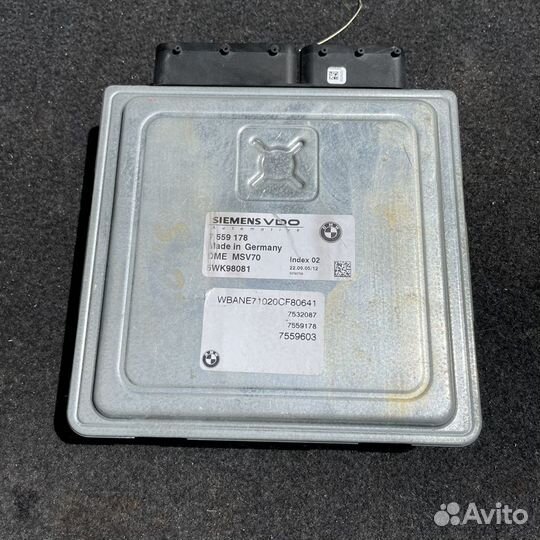 Эбу двигателя BMW E60 E90 N52