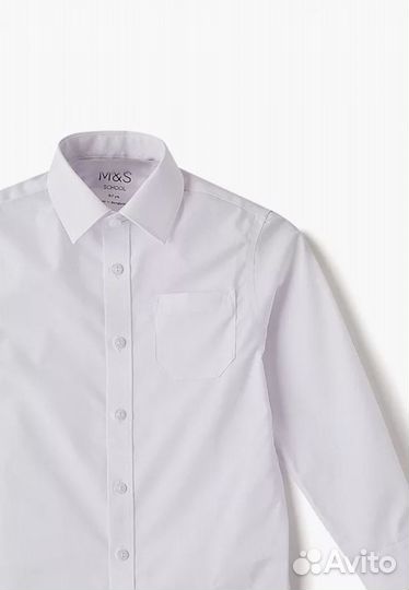 Белая рубашка для мальчика Marks Spencer