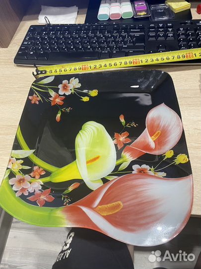 Набор салатников, 3 предмета. Каллы