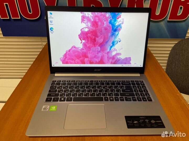 Игровой ноутбук Acer / как новый / металл/ Mx 350