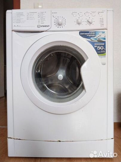 Стиральная машина indesit (5 кг), 60х40, рабочая