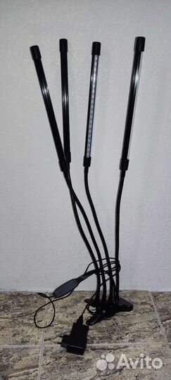 Светильник для растений / Фитолампа / с таймером