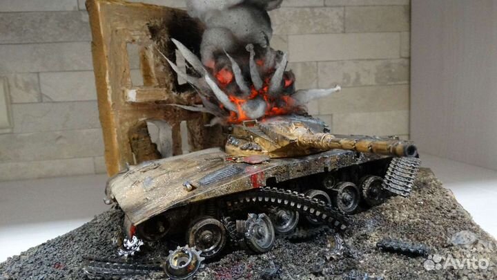 Диорама танк merkava mk 1 1:35