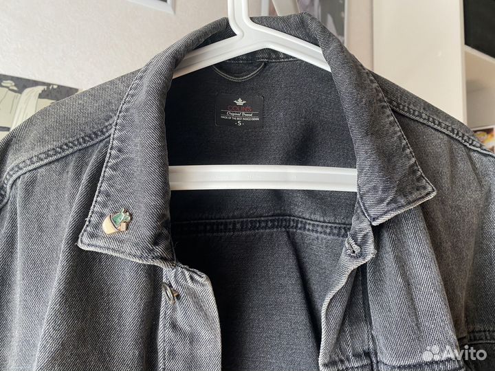 Джинсовая куртка colins s/m оверсайз