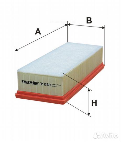 Filtron AP139/4 Фильтр воздушный VW group