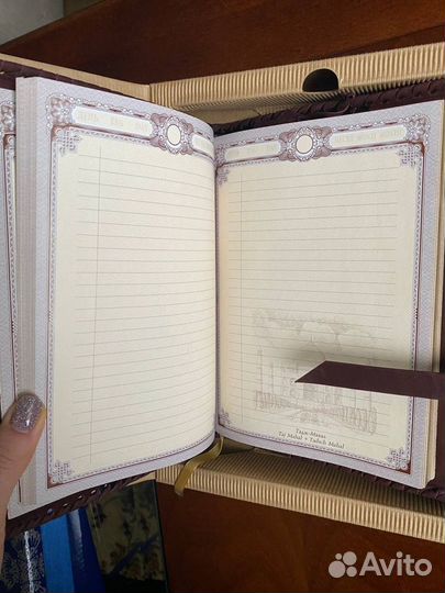 Ежедневник в обложке ручной работы из натуральной
