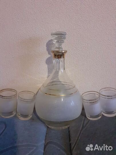 Графин со стопками СССР