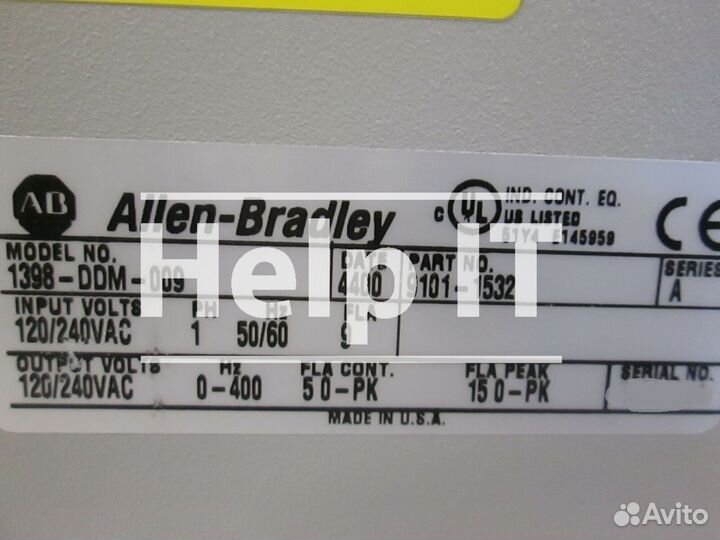 Сервопривод Allen-Bradley 1398-DDM-009