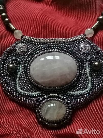 Колье натуральные камни Ручная работа