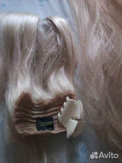 Волосы хвосты блонд