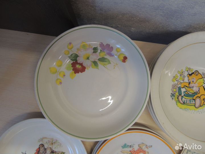Тарелки блюдце посуда СССР фарфор