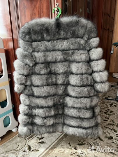 Шуба из песца