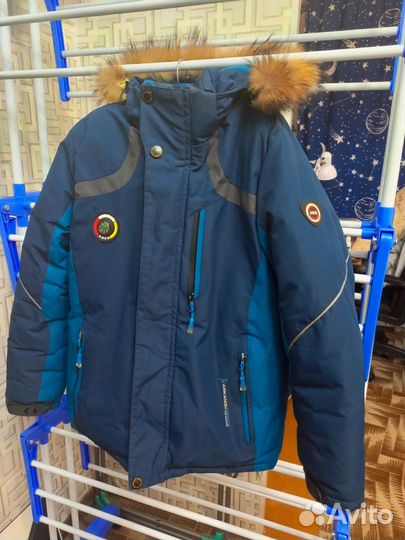 Пуховик на мальчика 128