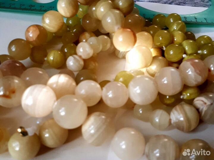 Бусы натуральный камень