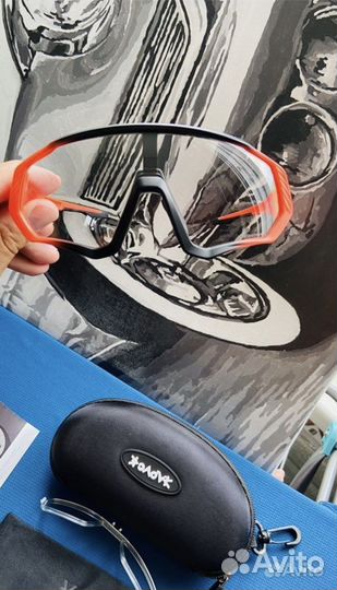 Очки спортивные фотохромные бег велосипедные