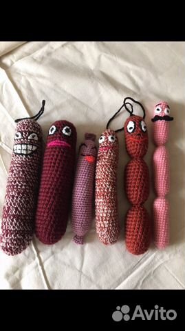 Игрушки для маленьких собак,вязанные игрушки