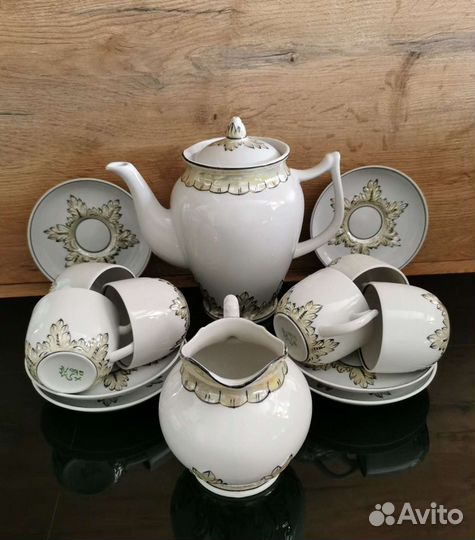 Сервиз кофейный форфоровый СССР