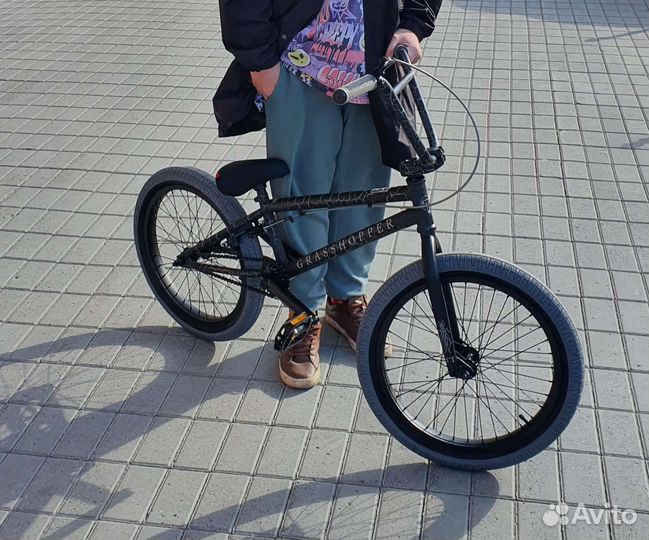 Велосипед BMX TT grasshopper графит