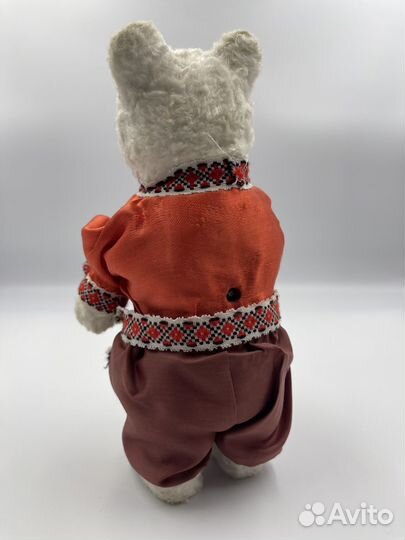 Игрушка мишка механический в народном костюме