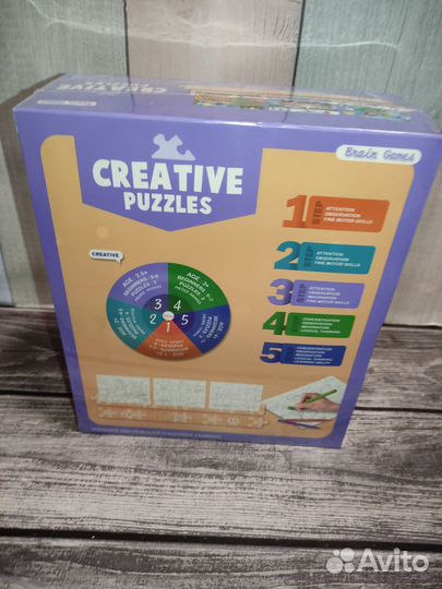 Новые Детские пазлы 3 в 1, шаг 3,набор