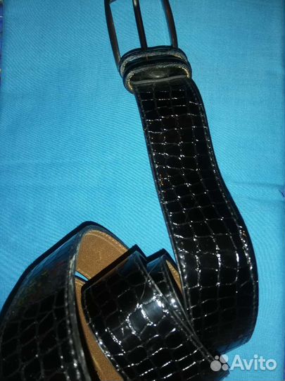 Ремень унисекс, новый, кожа натурал